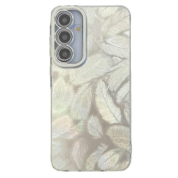 Etui do Samsung Galaxy A36 5G / A56 5G, Feather, srebrne