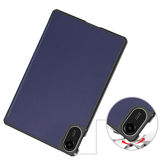 Etui z klapką do Xiaomi Redmi Pad 2 – z funkcją podstawki, granatowe