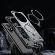 Etui do Xiaomi Redmi Note 14 Pro 5G / Xiaomi Poco X7 5G, Military MagSafe, szare