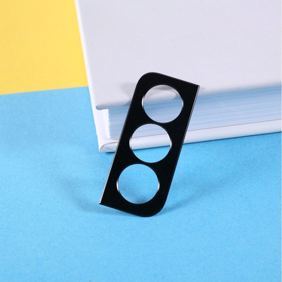 Metalowa Osłona na Aparat do Samsung Galaxy S21, Czarna