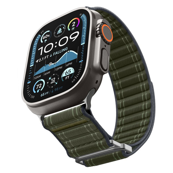 Pasek Spigen WBF0 Band do Apple Watch 8/9/10/11/SE/Ultra 1/2 (44/45/46/49 mm) – Green
