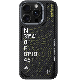 Etui BENKS Kevlar do iPhone 16 Pro, Magnetic Armor Air Kevlar 600D Summit Kangrinboque 0065, do MagSafe – czarne