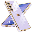 Etui do Samsung Galaxy S25 FE, Electro heart, fioletowe