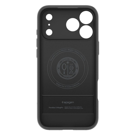 Etui Spigen do iPhone 17 Pro, Parallax Mag, do MagSafe, Matte Black