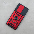 Etui pancerne do Infinix Note 30 Pro, CamShield Slide, czerwone
