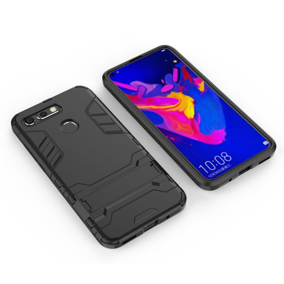 Etui do Huawei Honor View 20, Obudowa KickStand Case, Czarne