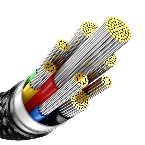 Baseus kabel Tungsten PD USB-C – USB-C 3,0 m, 240 W - czarny
