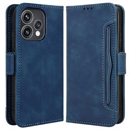 Etui z klapką do Oppo Reno 15, Card Slot, niebieskie