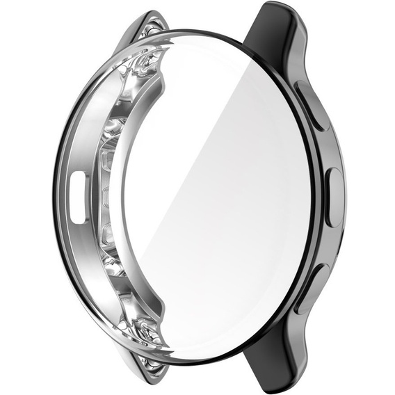 2w1 Etui z Osłoną Silikonową na ekran do Garmin Venu 2 Plus, Czarne