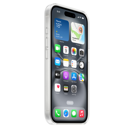 Oryginalne Etui Apple do iPhone 16 Clear Case MagSafe MA6A4ZM/A - przezroczyste