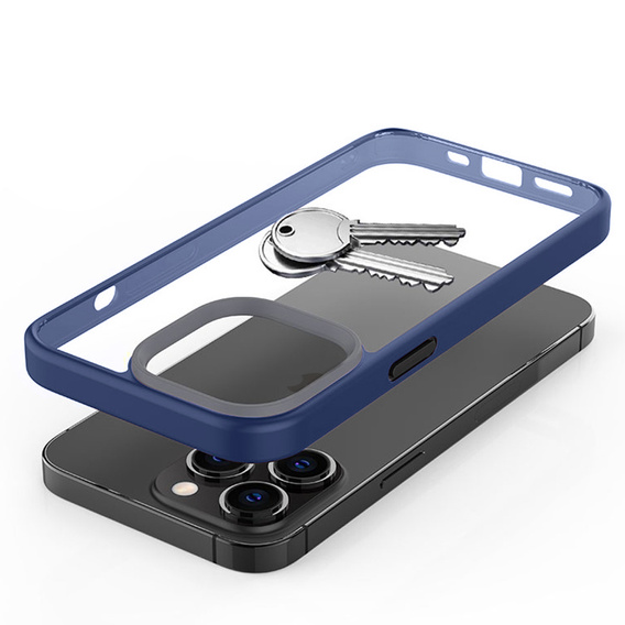 Etui do iPhone 13 Pro, ERBORD Hybrid Case, niebieskie