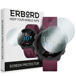 2x Szkło Hartowane ERBORD do Garmin Forerunner 245, Szybka