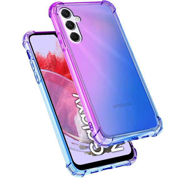 Etui Gradient Dropproof do Samsung Galaxy M34 5G, Fioletowe / niebieskie