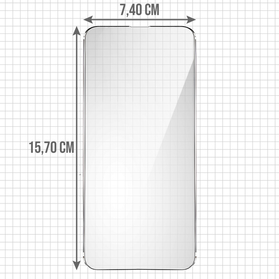 2x Szkło Hartowane do iPhone 14 Pro Max, ERBORD 9H Hard Glass, szybka