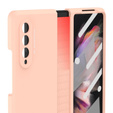 Etui Hinge Cover do Samsung do Galaxy Z Fold3 5G, ze szkłem, Pink