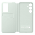 Oryginalne etui Samsung do Galaxy S24 FE, Smart View Wallet Case, miętowe