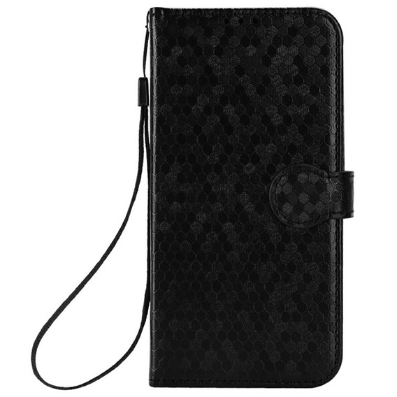 Etui z klapką do Xiaomi Poco F7 Wallet Rhombus - czarne