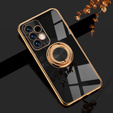 Zestaw Etui Electro Ring do Samsung Galaxy A13 4G, Black + Szkło