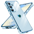 Etui do Samsung Galaxy S25 FE, Electro heart, niebieskie
