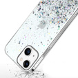 Etui do iPhone 13, Glittery, przezroczyste