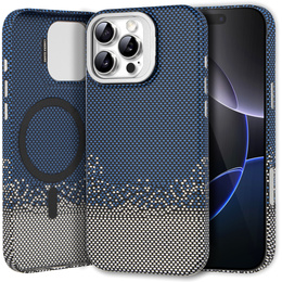 Etui do iPhone 16 Pro, Frame Kickstand, do MagSafe, Sand Blue