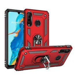 Etui pancerne do Huawei P30 Lite, Nox Case Ring, czerwone
