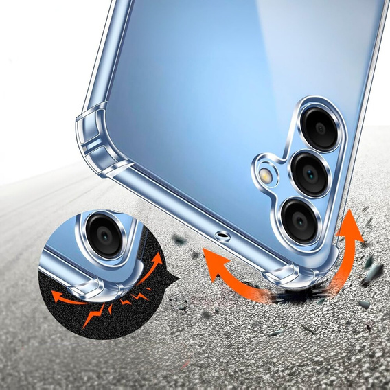 Etui do Samsung Galaxy A15 4G / 5G, Dropproof, przezroczyste