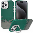 Etui do iPhone 15 Pro, Frame Kickstand, do MagSafe, Sand Green