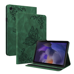 Etui do Samsung Galaxy Tab A11+, Butterfly, zielone