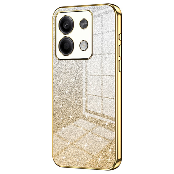 Etui do Xiaomi Redmi Note 13 5G, Glitter Case CamShield, złote