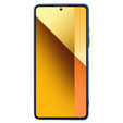 Etui silikonowe do Xiaomi Redmi Note 13 5G, z ochroną aparatu, przezroczyste / niebieskie + Szkło hartowane 9H