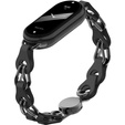 Kobieca bransoleta do Xiaomi Smart Band 10 / 9 / 8, czarna