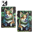 Etui do Samsung Galaxy Tab A9+ X210 / X215 / X216B, corgi dog