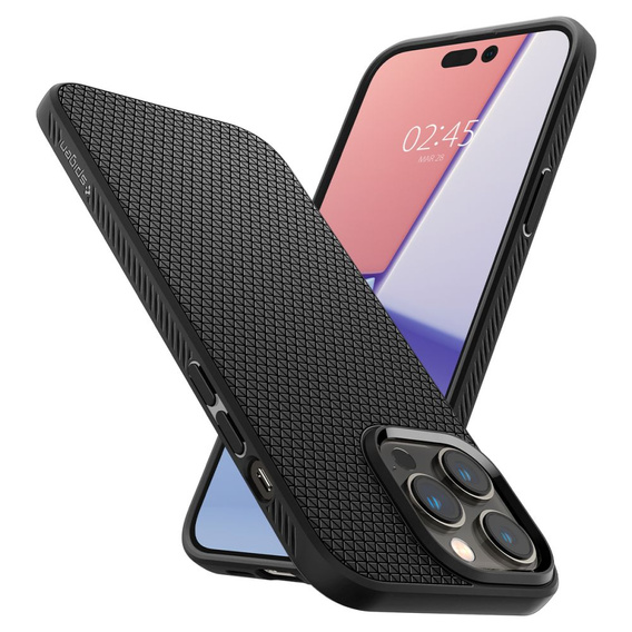 OUTLET Etui Spigen do iPhone 14 Pro Max, Liquid Air, czarne