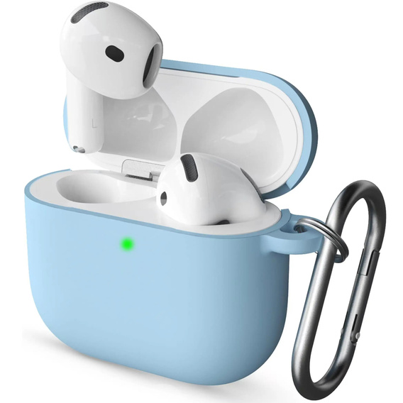 Etui Silicone na Słuchawki Apple Airpods 4, niebieskie