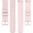 Pasek Silikonowy uniwersalny 22mm, z teksturą siatki, Różowy