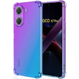 Etui Gradient Dropproof do Xiaomi Poco X7 Pro 5G, Fioletowe / niebieskie