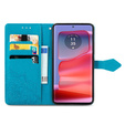 Etui z klapką do Motorola Edge 50 Pro, Mandala, niebieskie