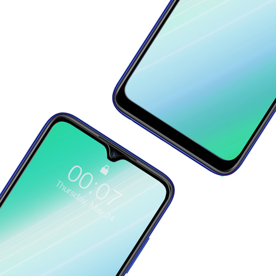 2x Szkło Hartowane do Xiaomi Redmi Note 8 Pro, ERBORD 3D pełne, szybka na cały ekran