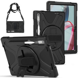 Etui pancerne do Lenovo Tab P11 Pro Gen 2 TB132FU TB132XU 11.2", ochronne 360 z miejscem na rysik, Czarne