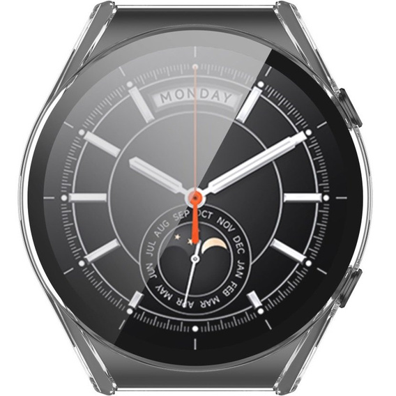 Etui + Szkło 2w1 do Xiaomi Watch S1, Transparent