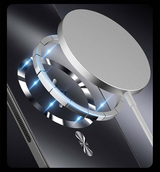 Etui ochronne do Vivo X300, do MagSafe, czarne