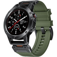 Pasek Silikonowy QuickFit do Garmin Fenix 22mm, Zielony