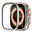 Szkło Hartowane z Ramką do Apple Watch Ultra 1/2/3 49mm, Tytanowe