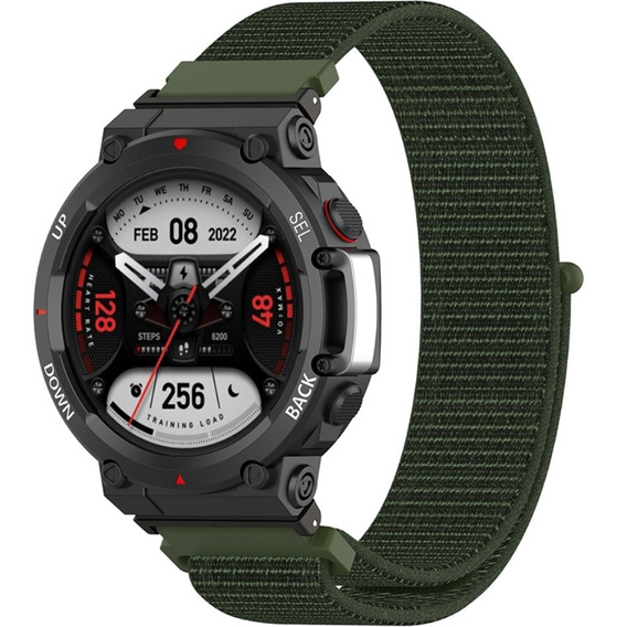 Pasek Nylonowy do Amazfit T-Rex 2, Zielony