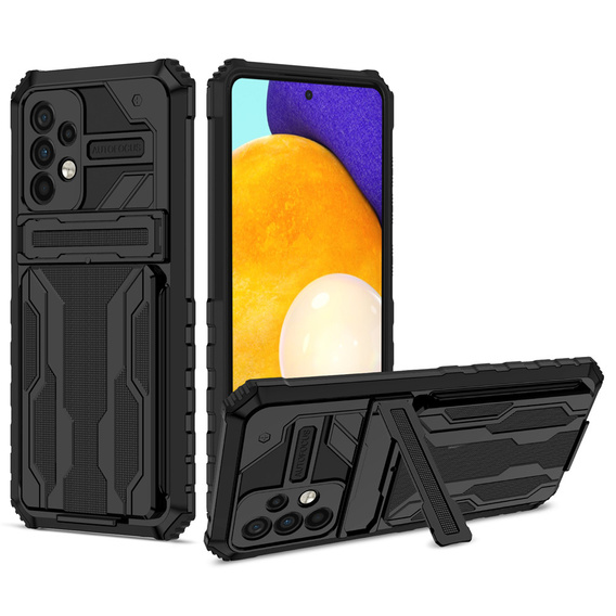 Zestaw Etui do Samsung Galaxy A33 5G, Pancerne Protect, Czarne + Szkło