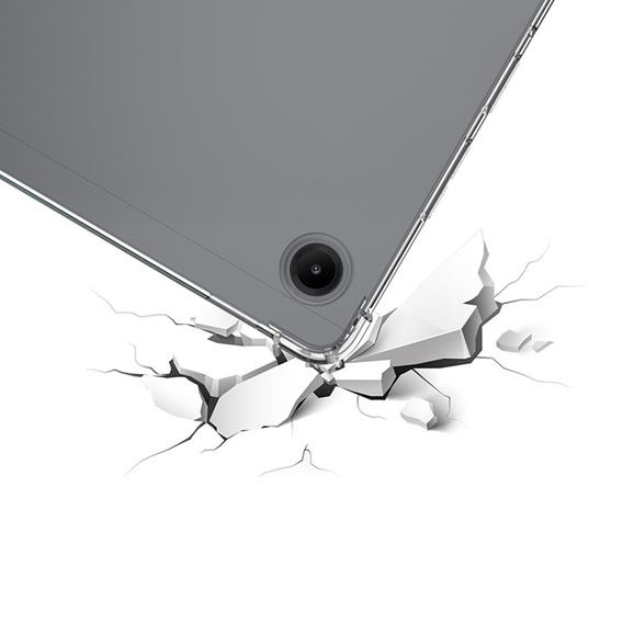 Etui do Samsung Galaxy Tab A11+/A9+, Silikonowe, przezroczyste