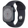 Pasek Silikonowy do Apple Watch 1/2/3/4/5/6/7/8/9/10/11/SE Ultra 1/2/3 42/44/45/46/49mm, Czarny