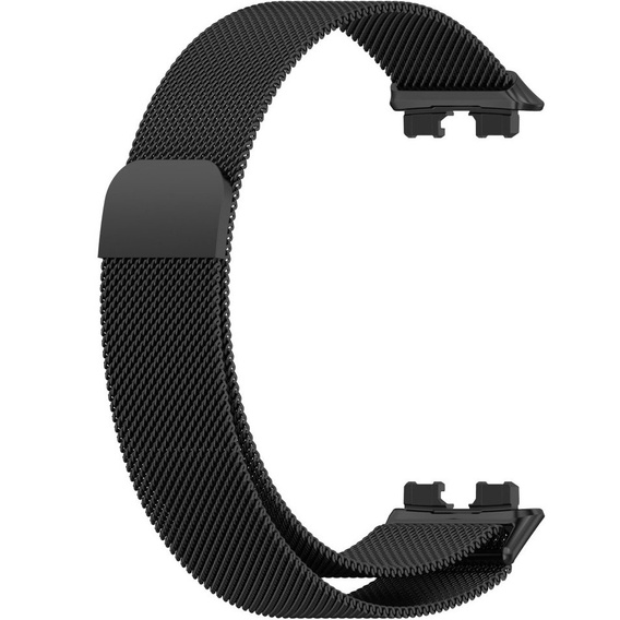 Bransoleta Milanese do Huawei Band 8 / Huawei Band 9 / Huawei Band 10, Czarna