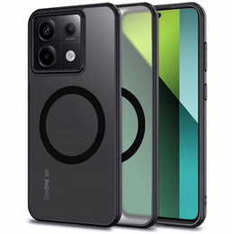 Etui Tech-Protect do Xiaomi Redmi Note 13 5G, Magmat MagSafe, Matowe Przezroczyste / Czarne